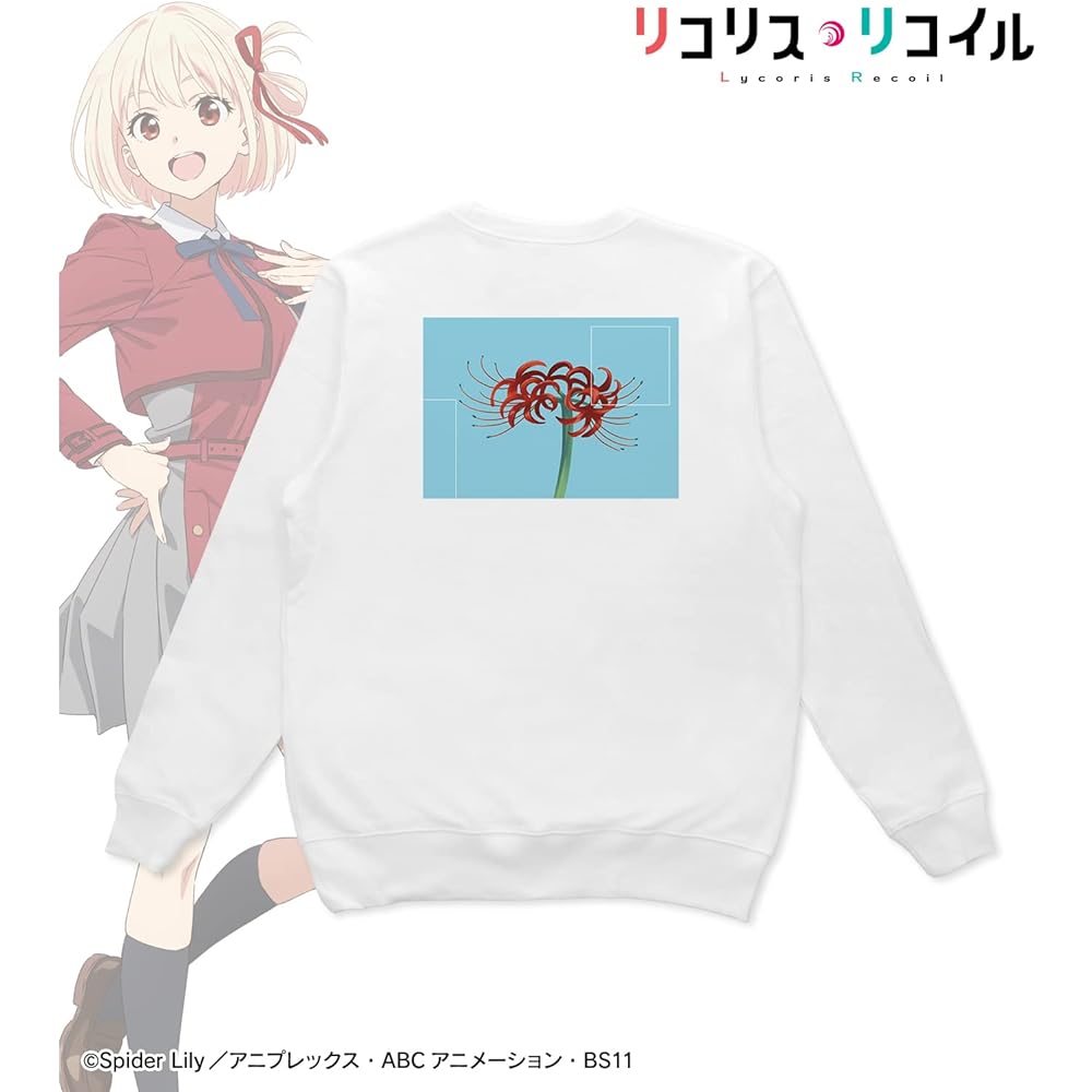 TV Anime "Licorice Recoil" Chizuku Nishikigi Eye Catch Wearing Sweatshirt Women's M Size