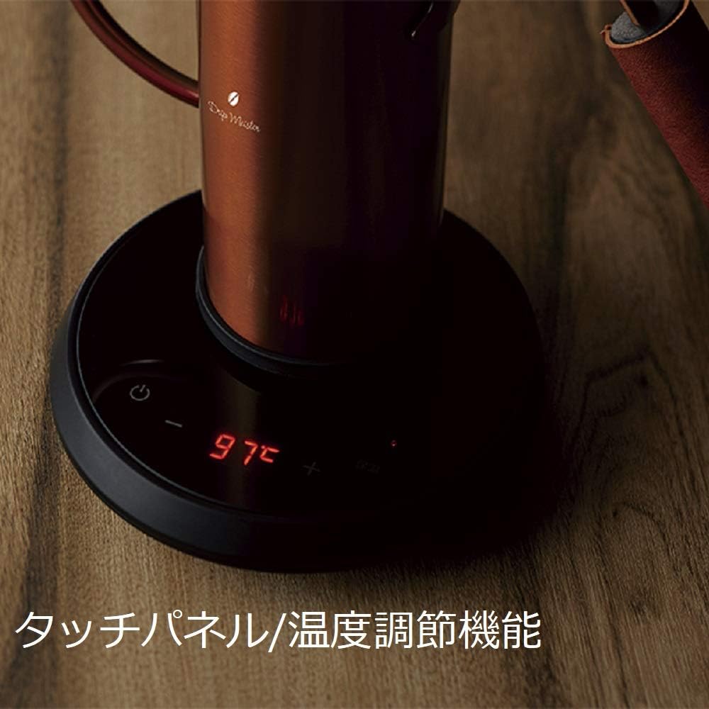APIX Electric Cafe Kettle with Temperature Adjustment Function 0.4L Black Metallic FSKK-0929 BM