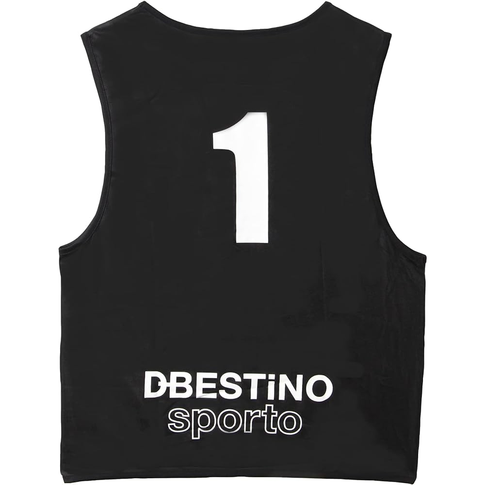 [d-bestino] Bestino Multisport Junior's Free Size Bibs Set of 12 (Numbers 1 to 12) with Storage Bag DBE0004
