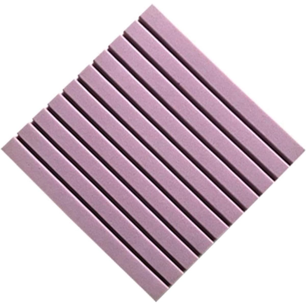 High Density Soundproofing Foam, Noise Reduction Studio Wedge Tiles Music Room Studio Sound Absorbing Cotton 10pcs (Blue) (Purple)