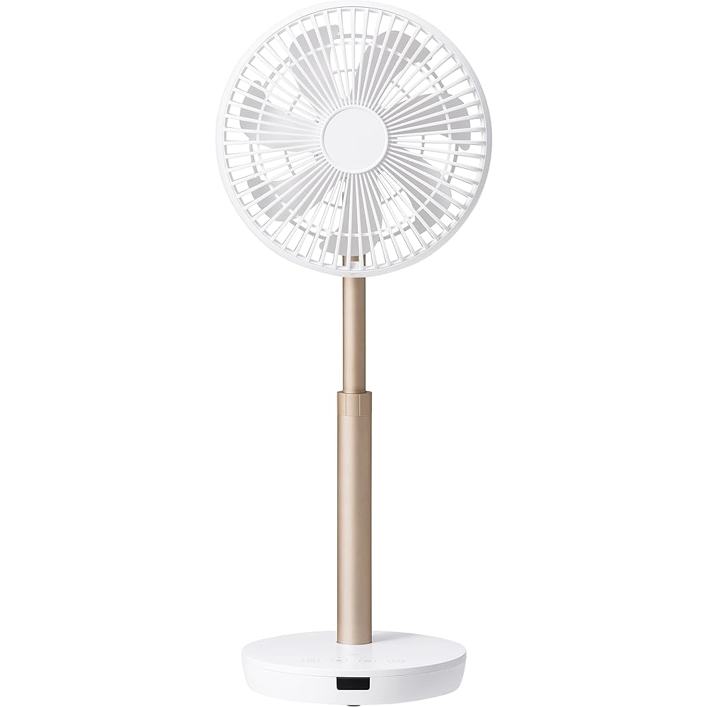 Three-up Rechargeable Left and Right Automatic Swing Smart Design Fan with Remote Control White LF-T2122WH