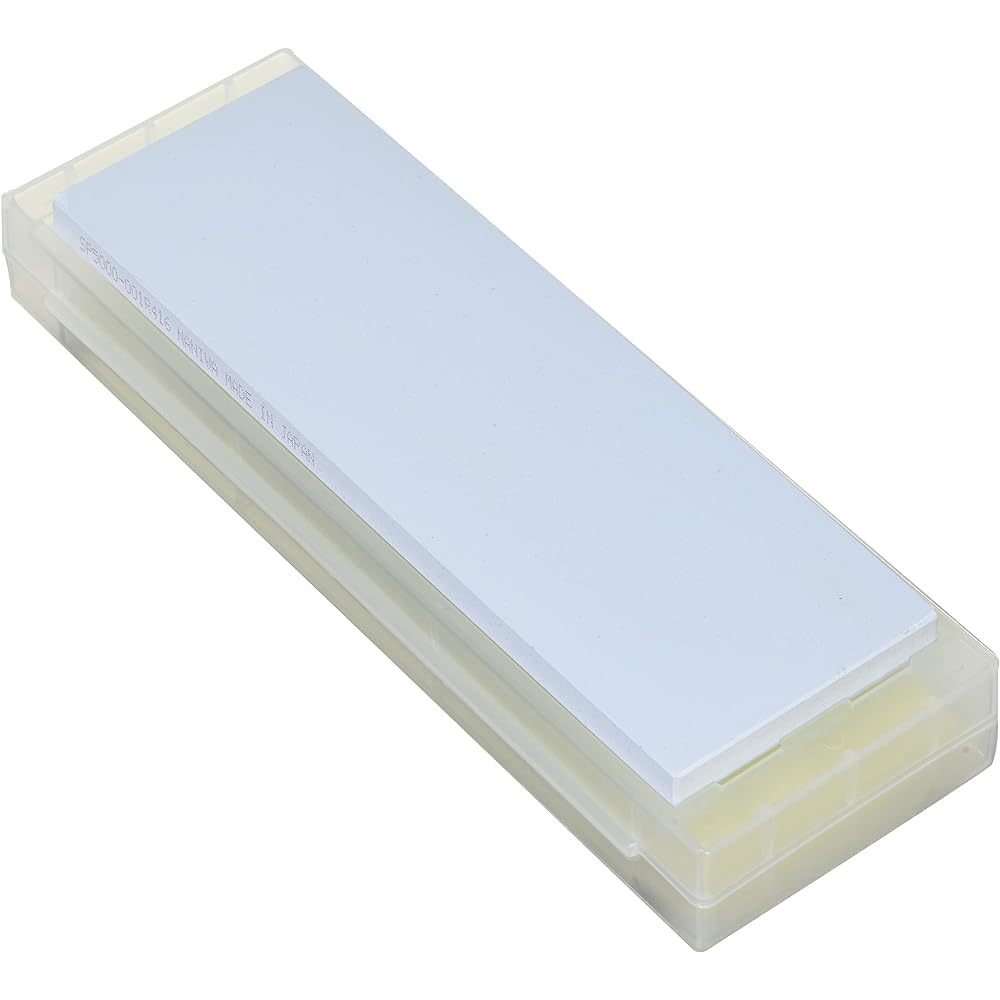 NANIWA Professional Whetstone Goken Shin Twin (Set of 2) #5000/#8000 Includes sharpening stand and storage case 210 x 70 x 10 mm NW-5080