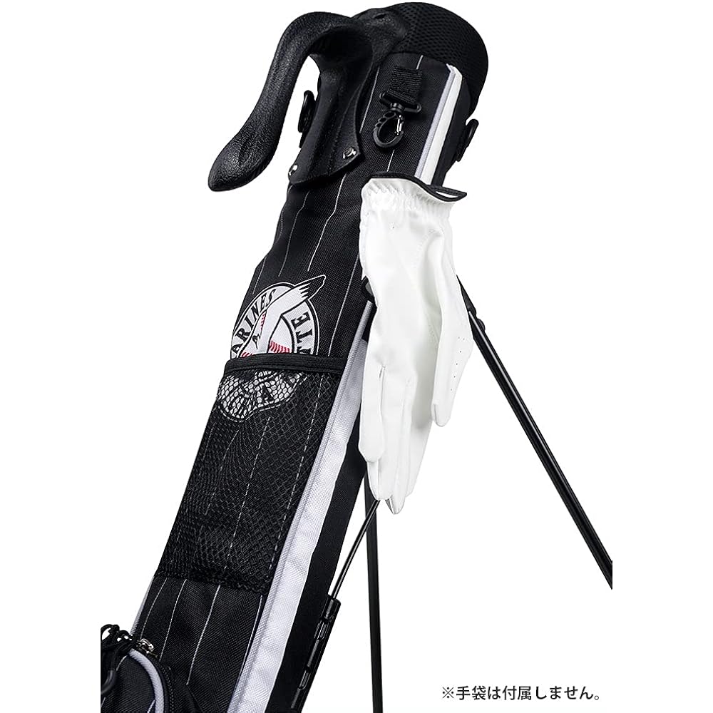 Lezax Club Case Chiba Lotte Marines Round Stand Bag Black LMCC-1451