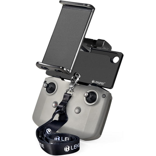 Lekufee Lightweight Aluminum Foldable Tablet Holder with Slide Lock for DJI Mini 3/DJI Mavic 3/Mavic Mini 2/1/Mini SE/Mavic Air 2S/2/Mavic 2 Pro/Mavic Pro/Mavic Air/DJI Remote Control