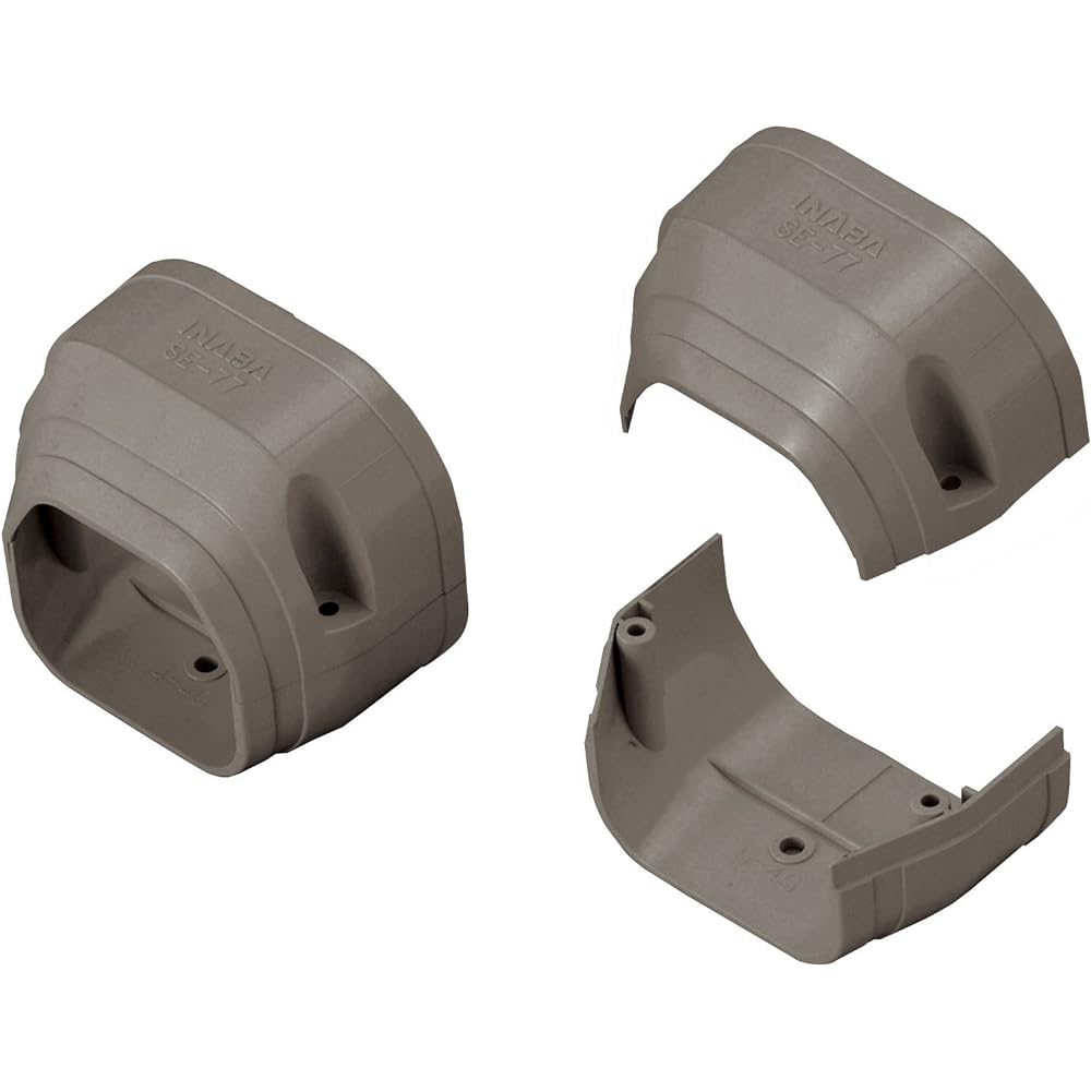 Inaba Denko Plumbing Decorative Cover Terminal Cover for Equipment Connections Brown 20 Pieces SE-77-B (20)