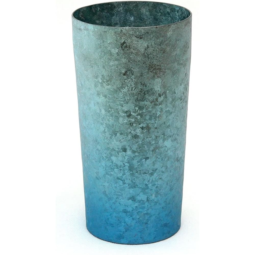 HORIE Made in Tsubame, Niigata Prefecture Titanium Double Tumbler Kiln Made Premium 350cc Yui Blue x Pink 2 Color Set T08KM350WDSET