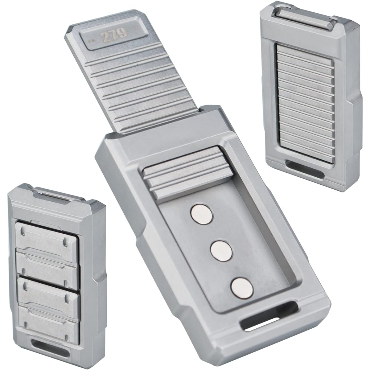 DjuiinoStar Premium Fidget Slider (Stainless Steel) CNC Machined Push Slider Addictive Fidget Toy Helps Relieve Stress "Fidget Jewelry" DFS-10