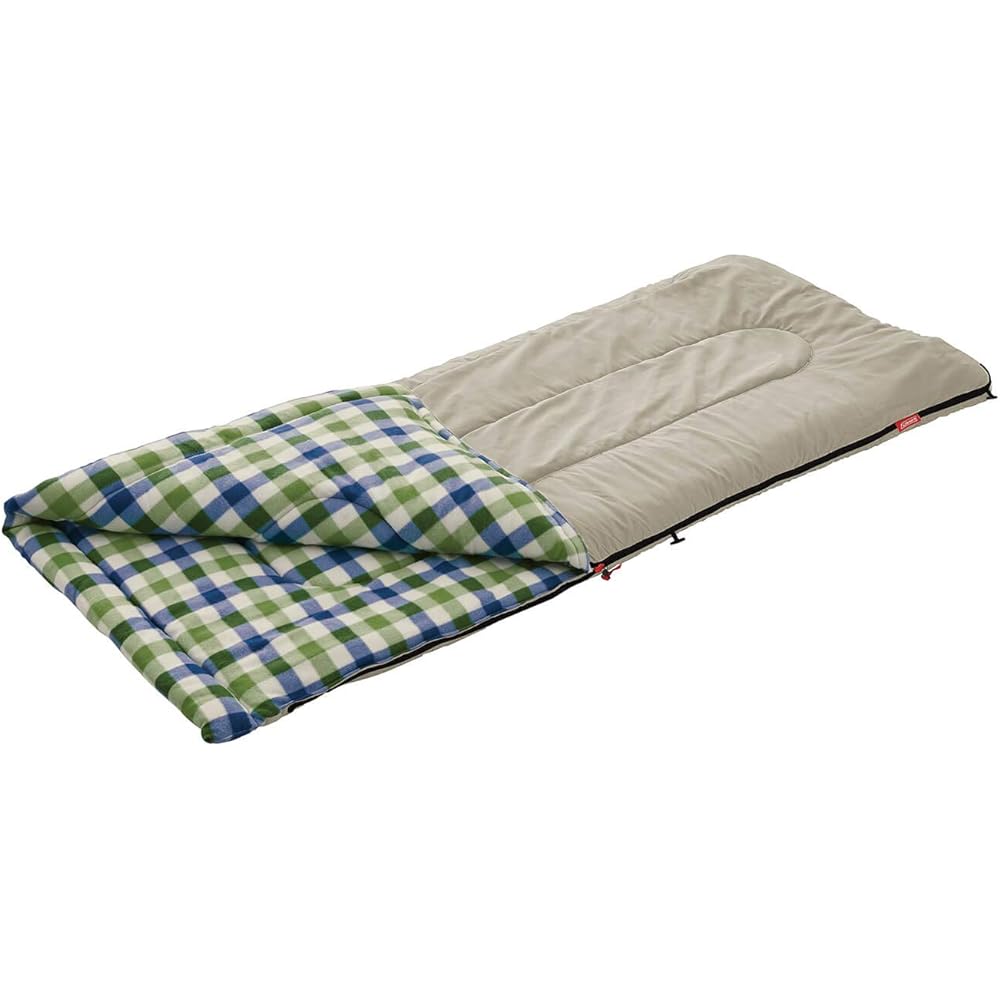 Coleman Sleeping Bag Fleece Easy Carry Sleeping Bag Envelope Type Sleeper Washable