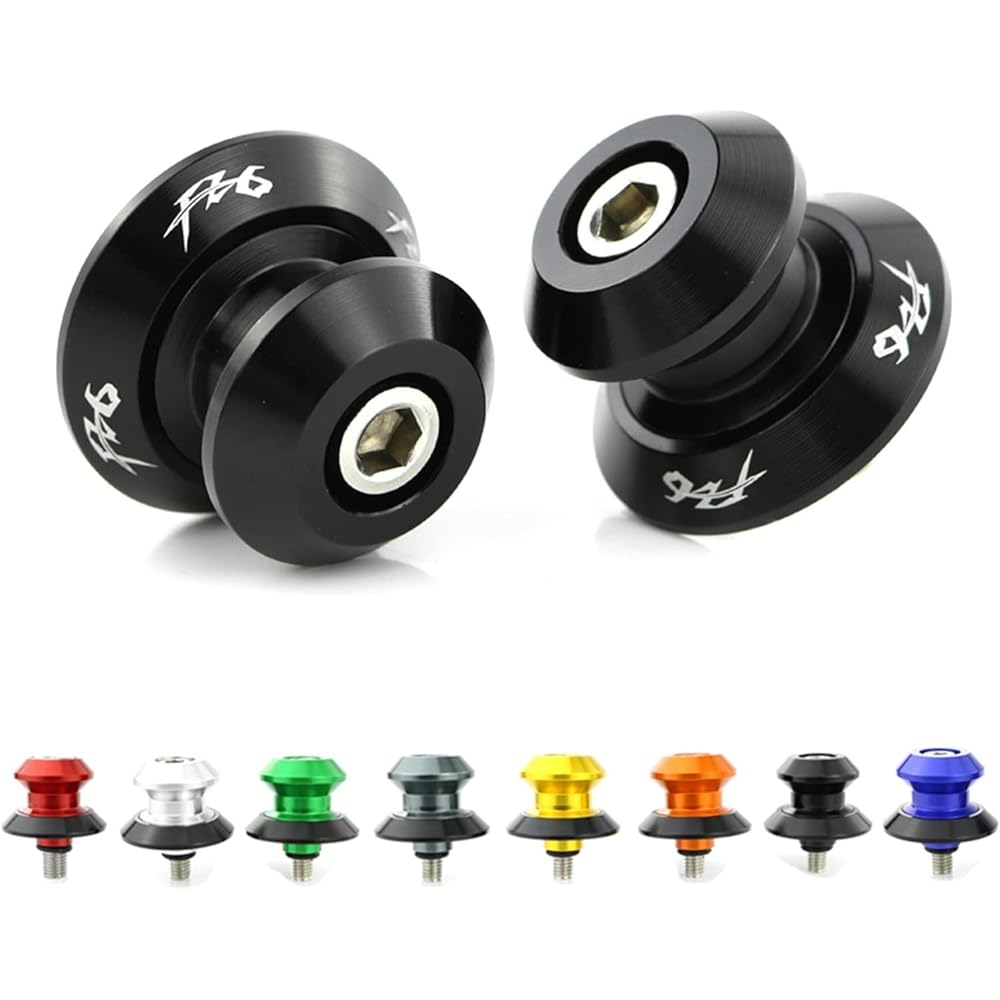 Stand Screw Slider Suitable for Yamaha FZ6 FZ-6FZ 6 2004 2005 2006 2007 2008 2009 2010 2011 2012 Swing Arm Slider Spool Holder Spool CNC Aluminum (Color: Gold)
