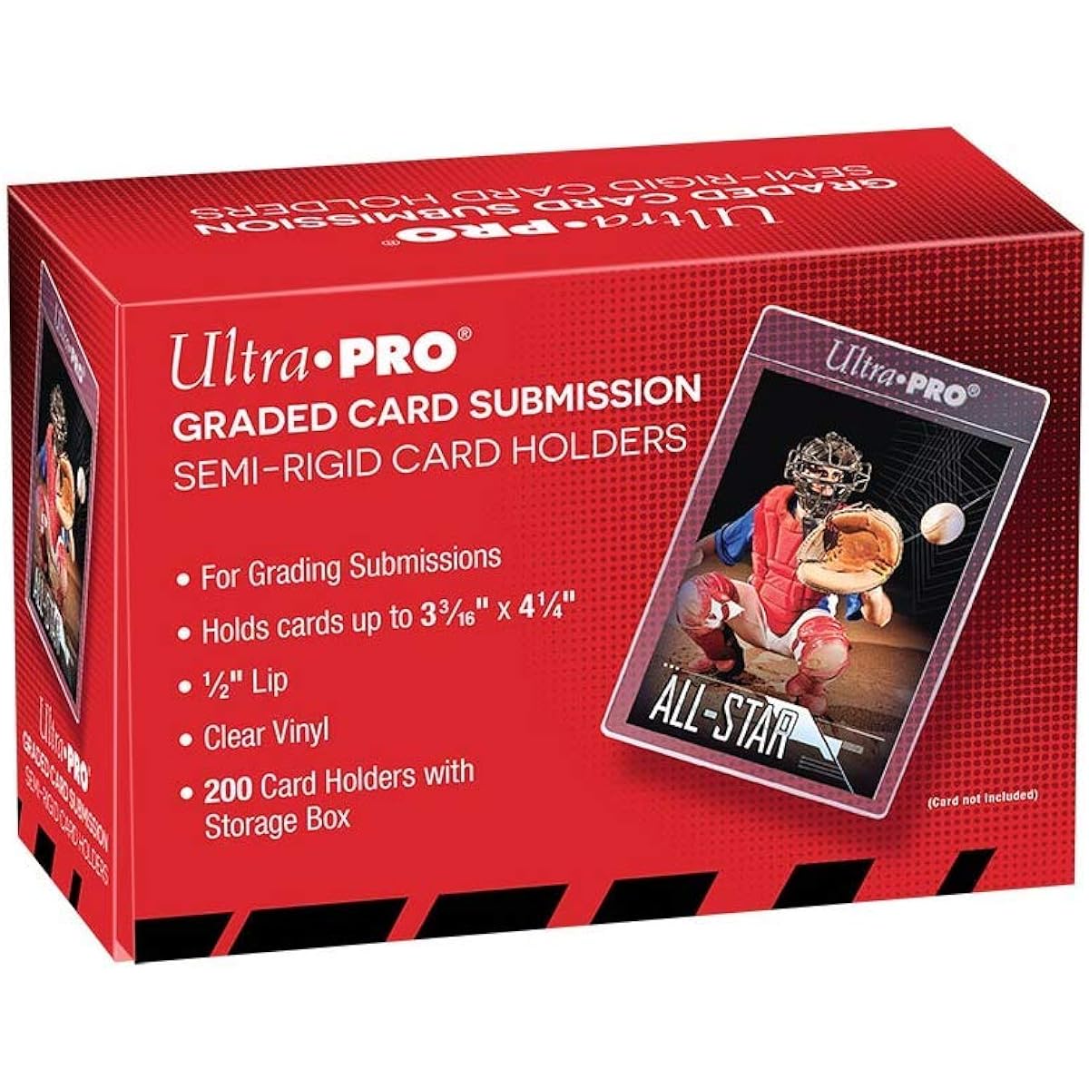 Ultra Pro Semi Rigid 1/2" Lip Tall Sleeves 200ct