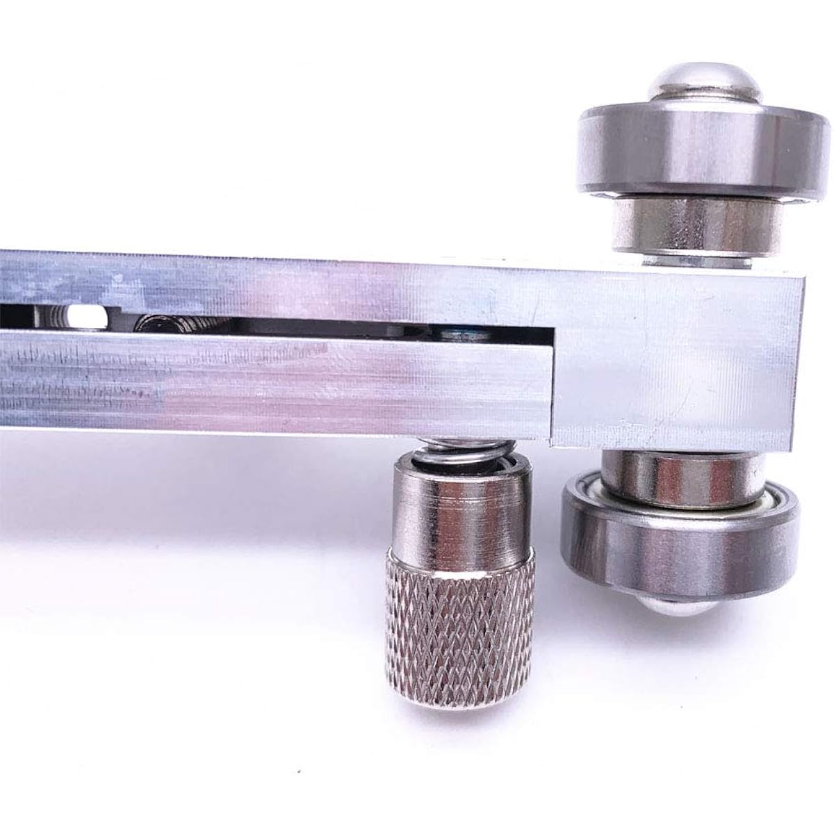 Jiayouy Adjustable Guitar Nut & Bridge Sander Lucier Tool for Electric Acoustic Guitar Bass Silver