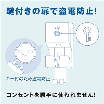 Kawamura Electric EV normal charging electrical equipment EV component light with power switch ECLG