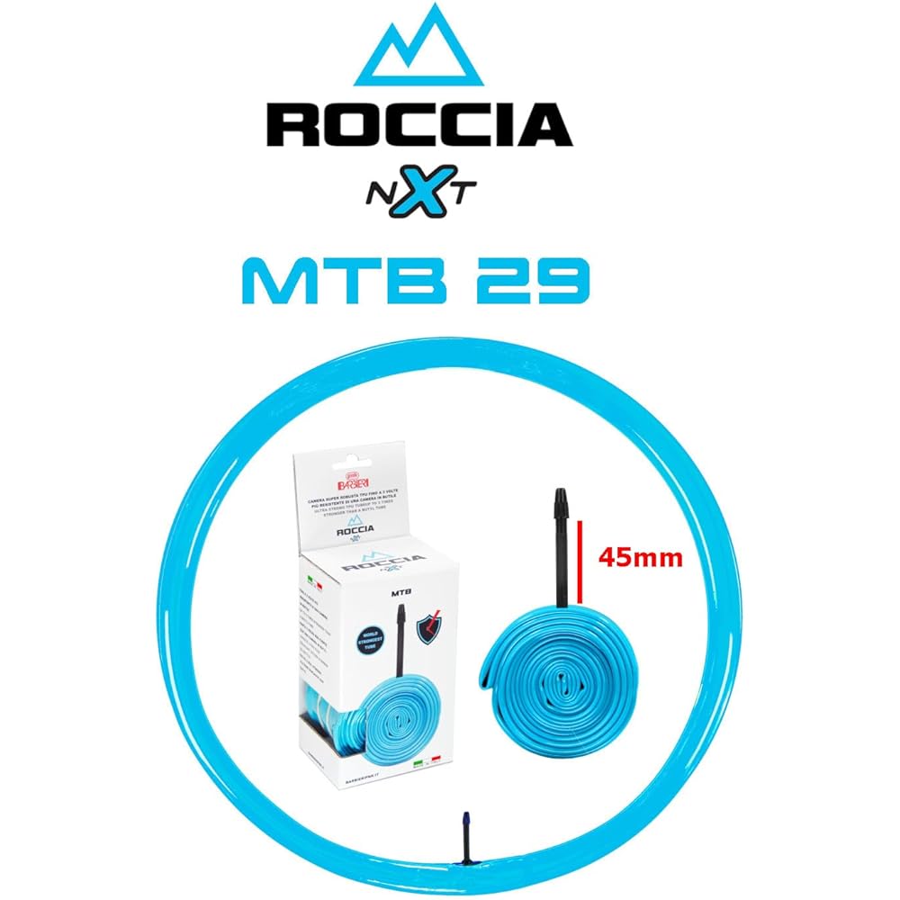 Barbieri Bicycle NXT ROCCIA TPU Tube 179g Presta 45mm Blue 29X2.0-2.6 NXT/ROC29