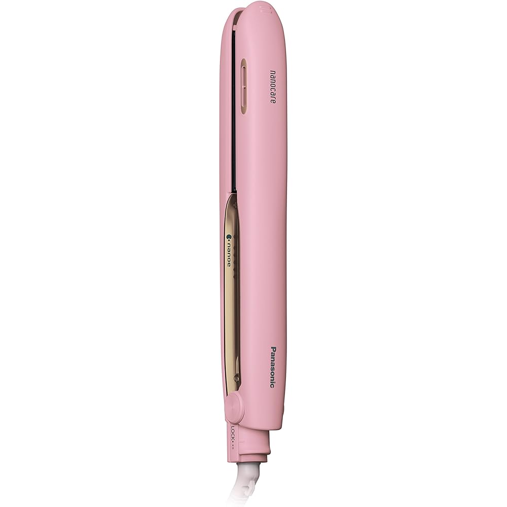 Panasonic Hair Iron Straight For Overseas Compatible Nano Care Pink EH-HS9A-P