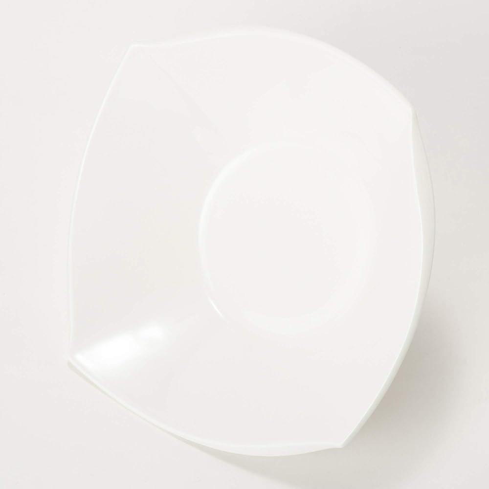 NARUMI Bowl Plate Forte White 28cm Square Microwave Warmable 50460-3454