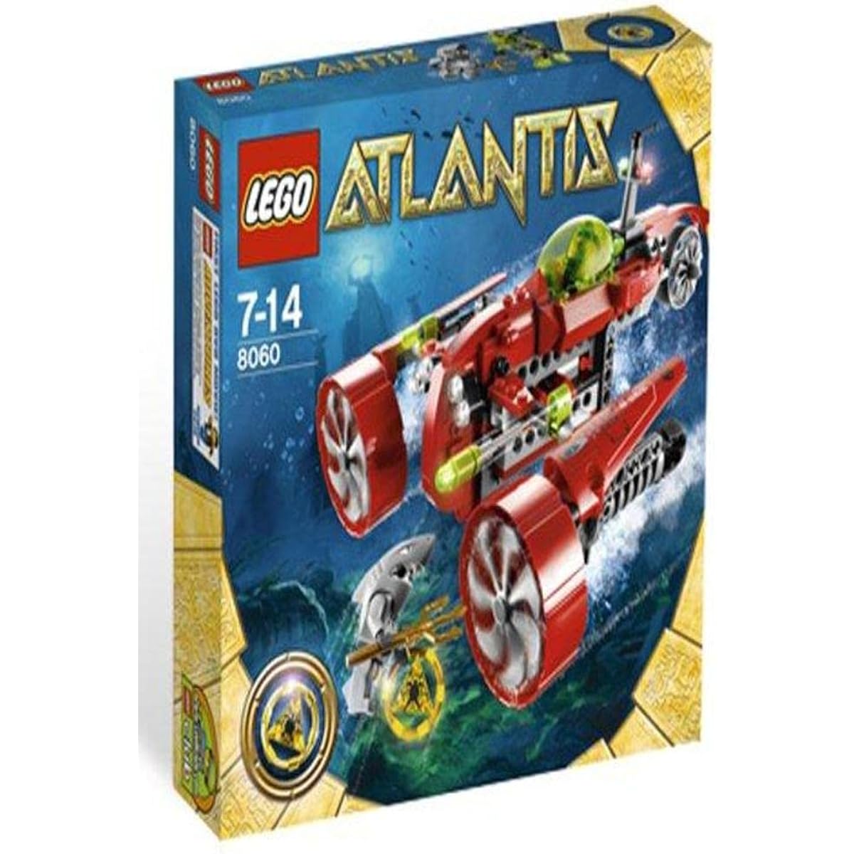 [LEGO] LEGO Atlantis Typhoon Turbo Sub 4567860 [Parallel import goods]
