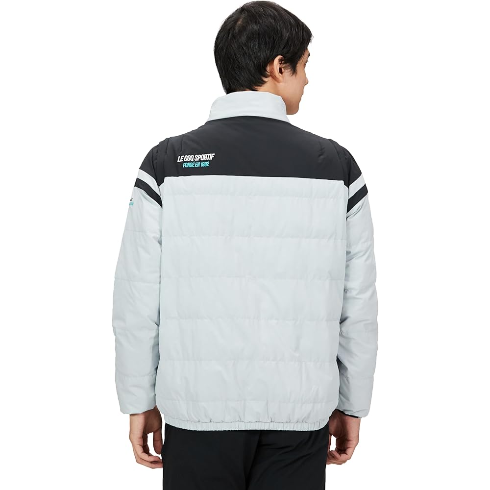 [Le Coq Sportif Golf] Blouson [Stretch Forcer] Standard Filling Water Repellent Windproof Sleeves Detachable Heat Navi 2WAY Golf QGMWJK04 Men's