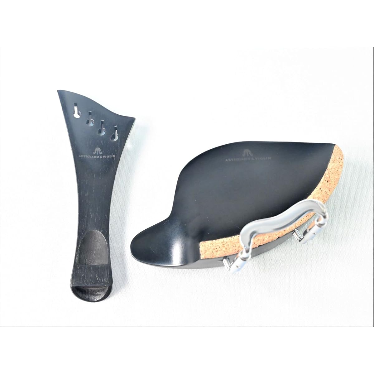 ARTIGIANO&VIOLIN violin fitting ebony (French style, harp type tailpiece)