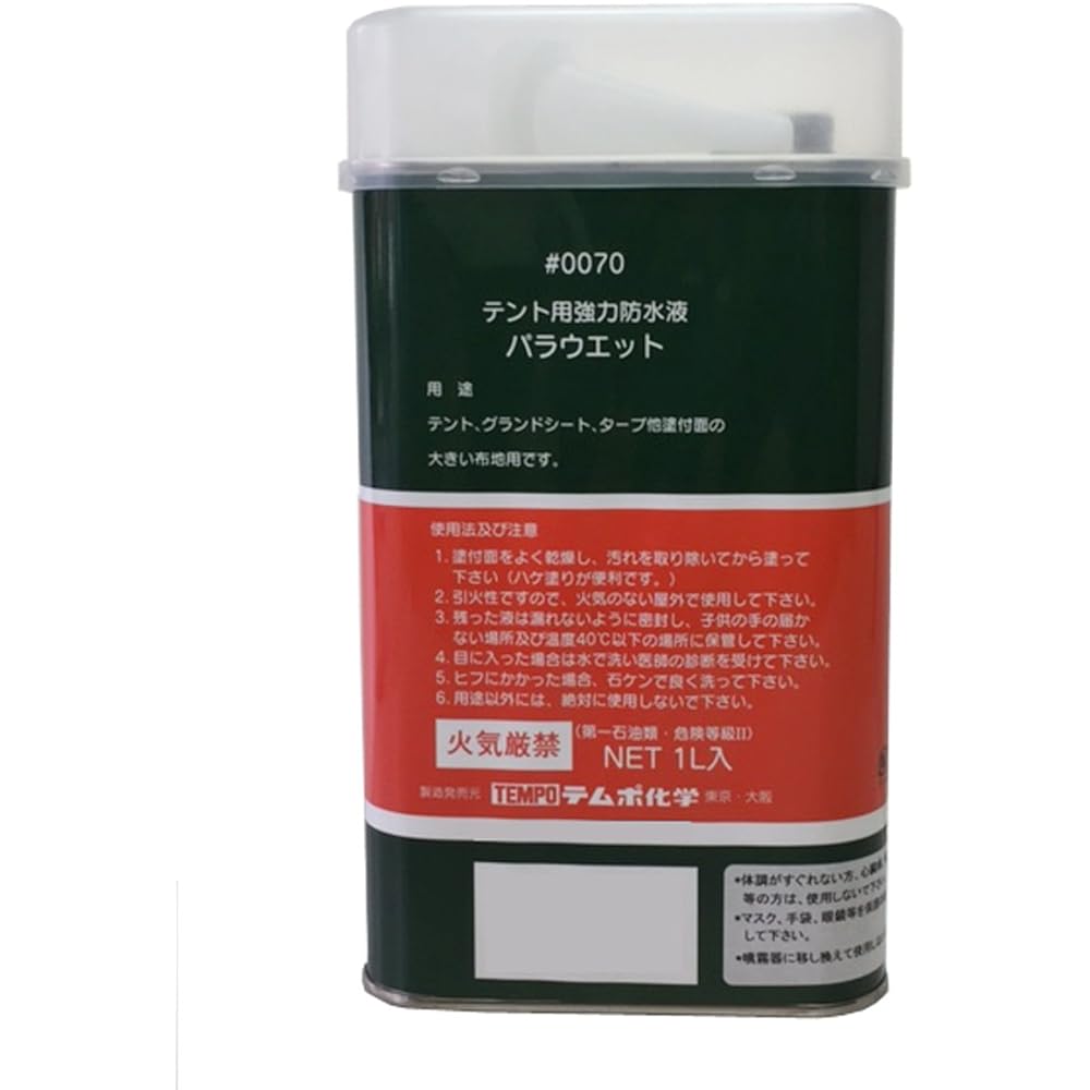 TEMPO Parawet Strong Waterproof Liquid for Tent 1000ml 0070