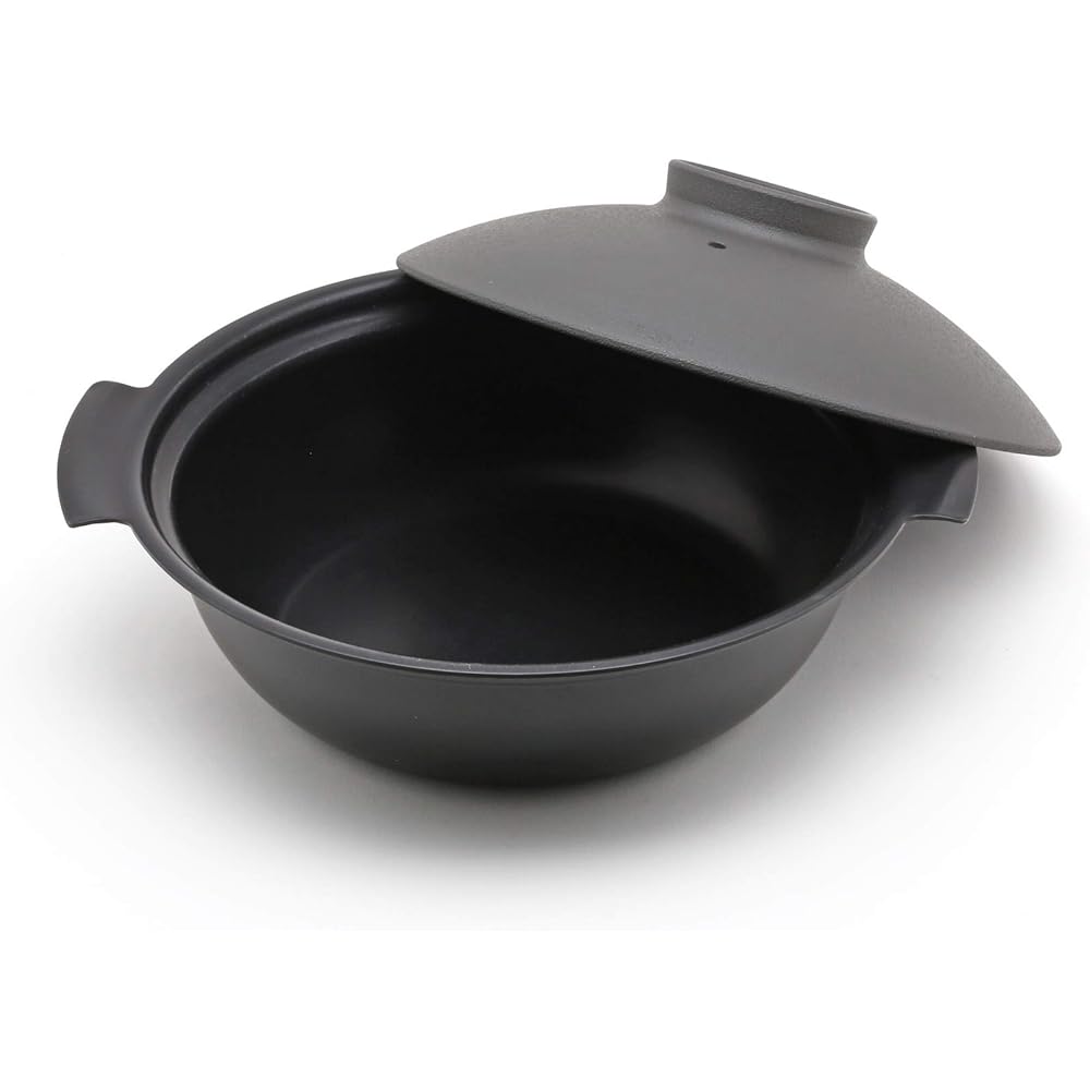 Miyazaki Seisakusho PRESSENCE Tabletop Pot [IH DONABE] Gray 24cm Made in Japan Compatible with IH 118-06365