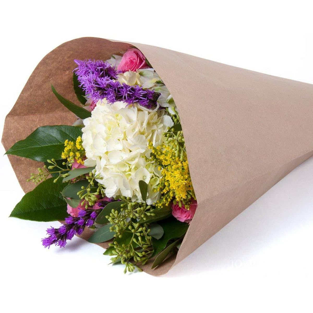 Kraft Paper Bouquet Sleeves Brown Paper Bouquet Paper Sleeves 12x12x4.5 in. 20 pcs Brown K-12X12X4.5-CT2