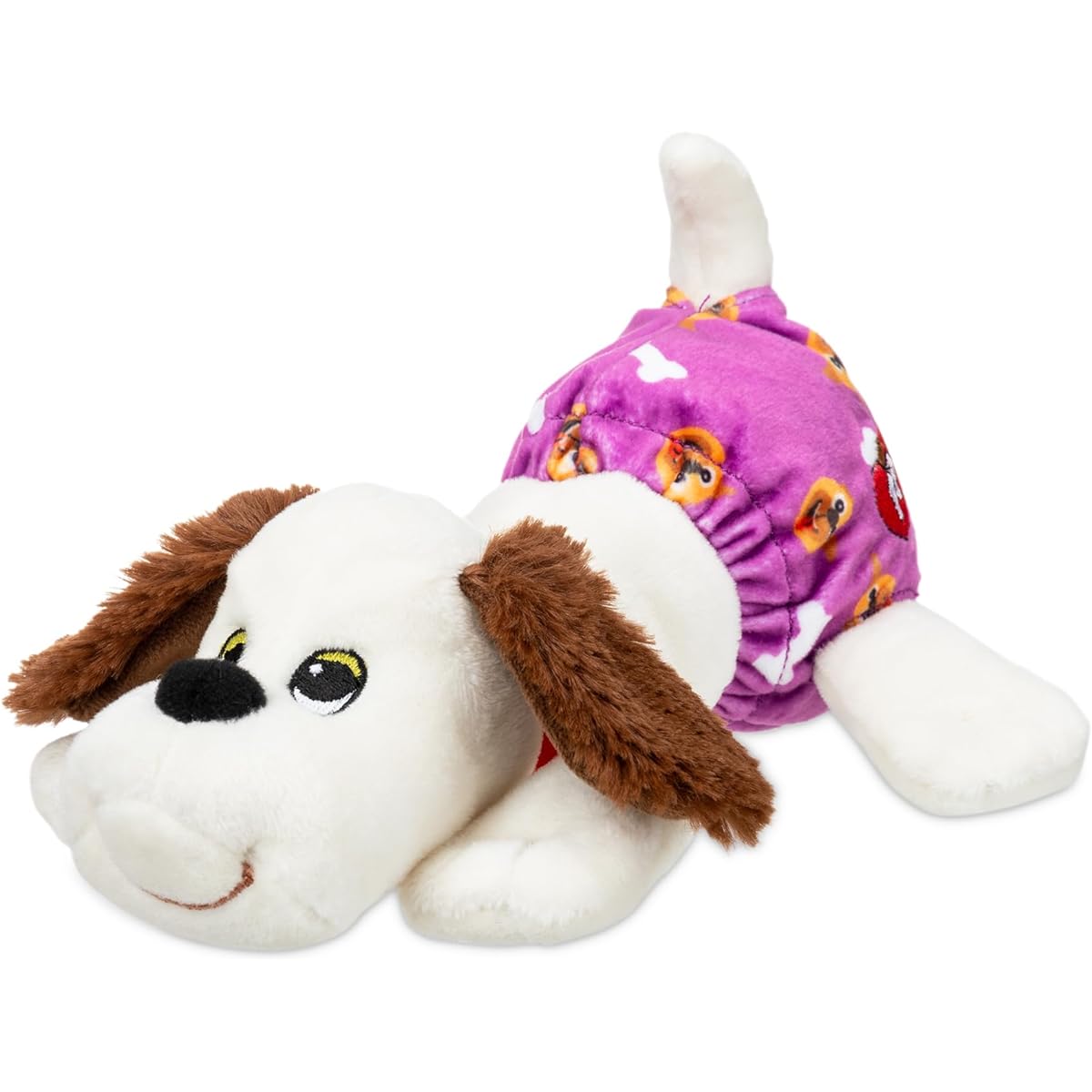 Pound Puppy Newborn Plush Toy - Hungry - Cream Eco Friendly