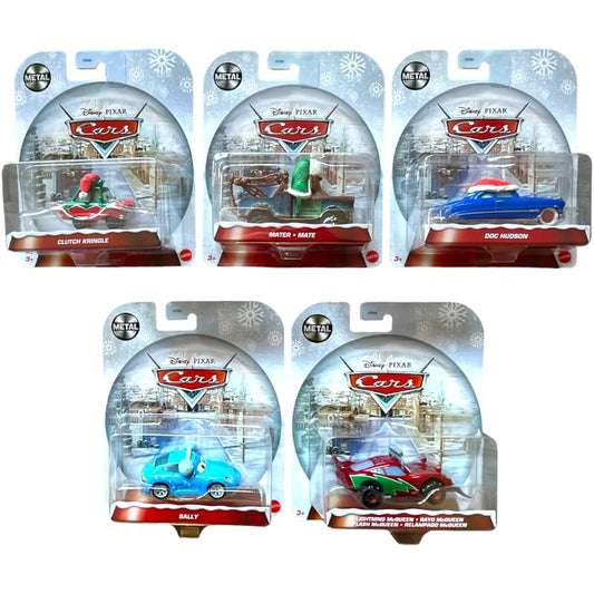 Mattel Disney Pixar Cars Holiday Christmas Special Edition Winter Series 5-Car Set Die-Cast Car GYD55-963C Released