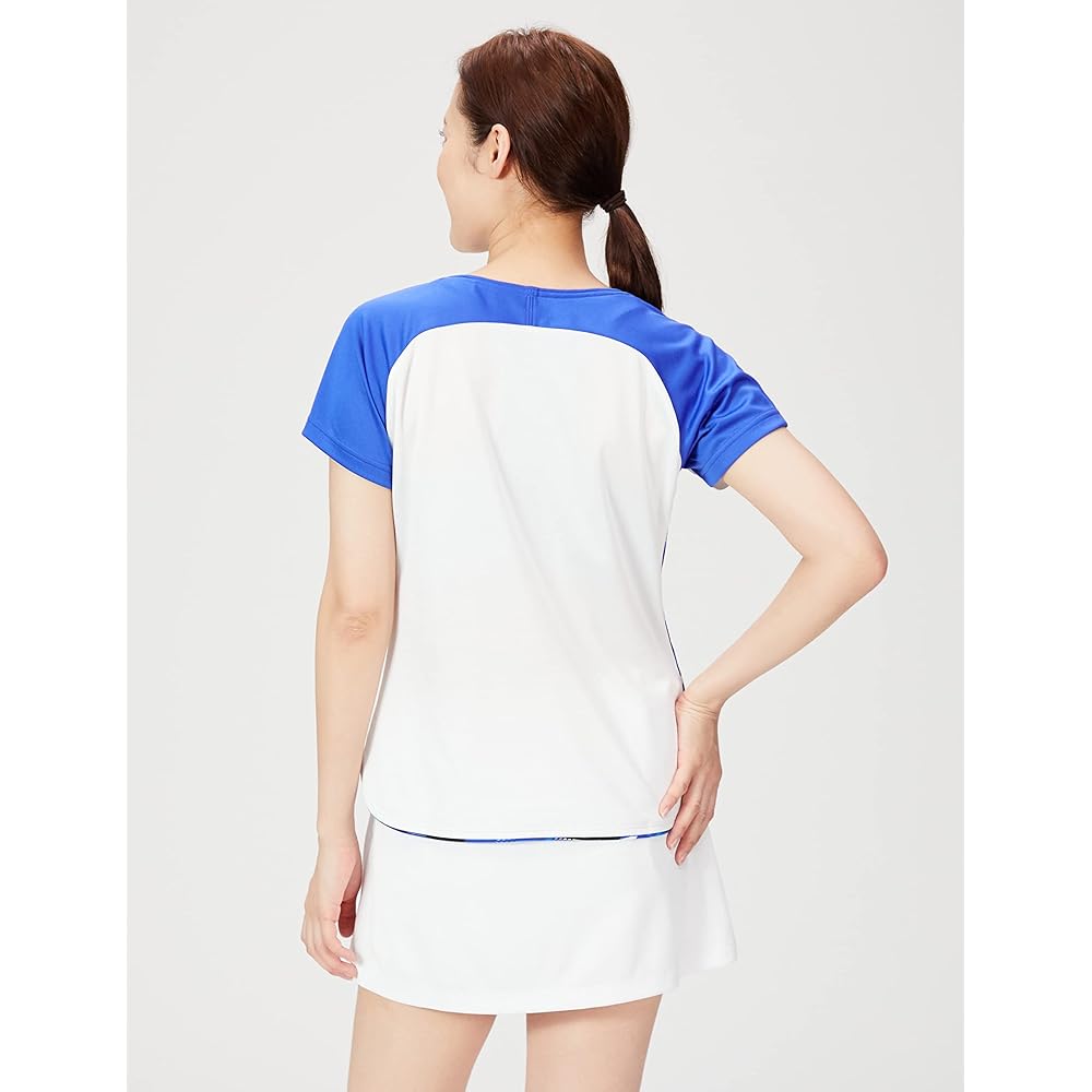 Mizuno 72MA1204 Women's Tennis/Badminton Wear, Quick Dry Game Shirt, Sweat Absorbent, Quick Drying