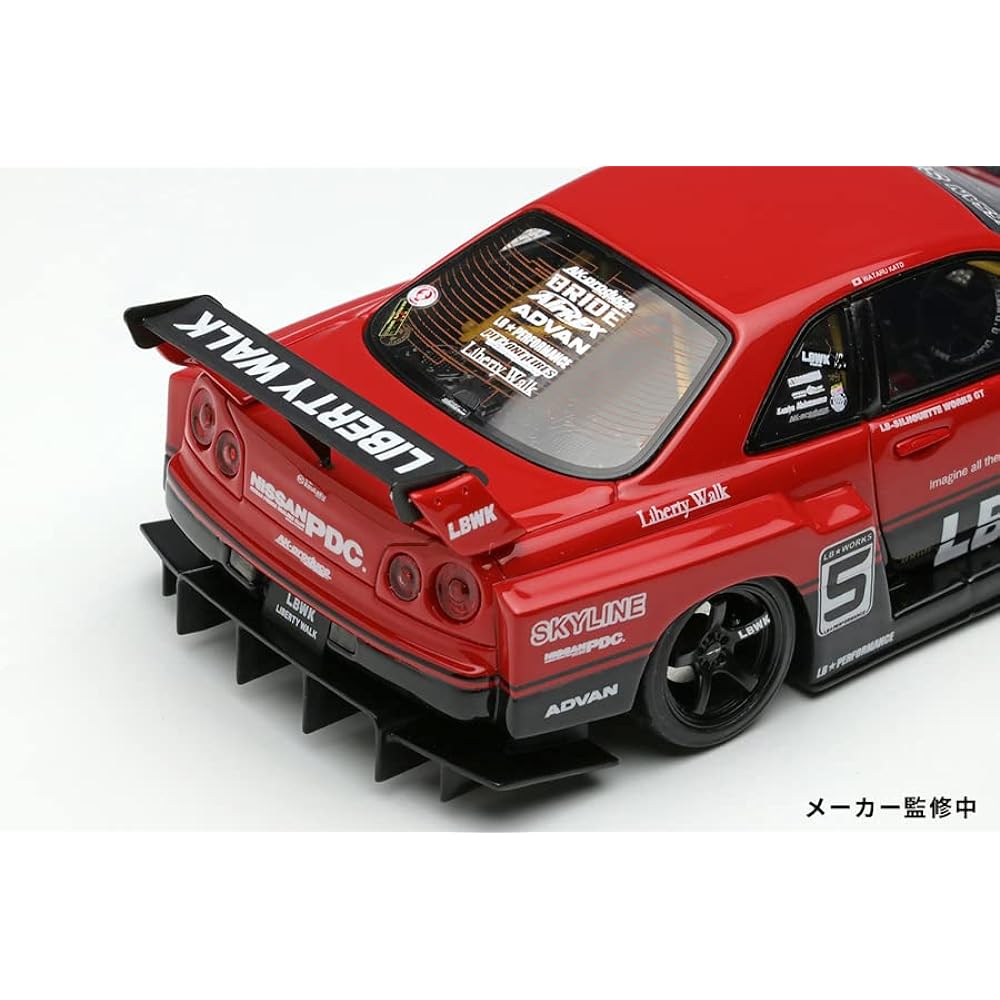 Make up EIDOLON 1/43 LB-ER34 Super Silhouette Skyline Tokyo Auto Salon 2022 Finished Product LB010C
