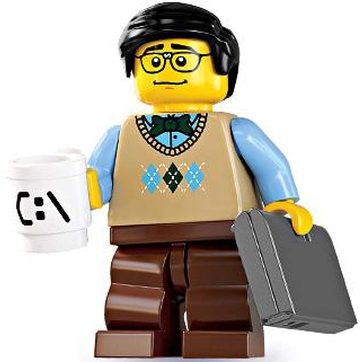 LEGO Minifigure [Series 7] Computer Programmer *Bonus (1 minifigure head included)