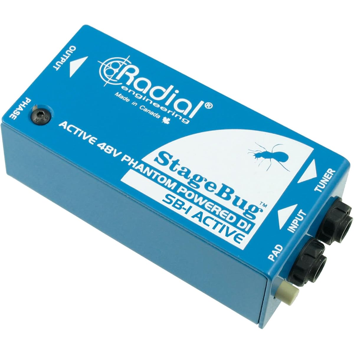 RADIAL StageBug SB-1 Acoustic Active DI Box for Electric Acoustic Guitars