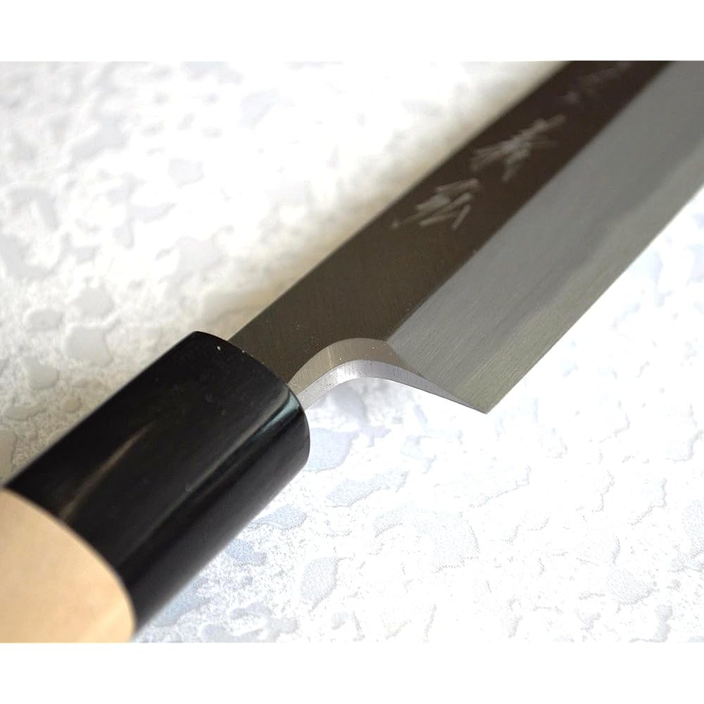 Yamawaki Knives Manufacturing Co., Ltd. Yoshihiro Gouma Kamisaku Series Yasugi Kopaku No. 2 Yanagiba Knife 270mm with white scabbard JCHC-270Y