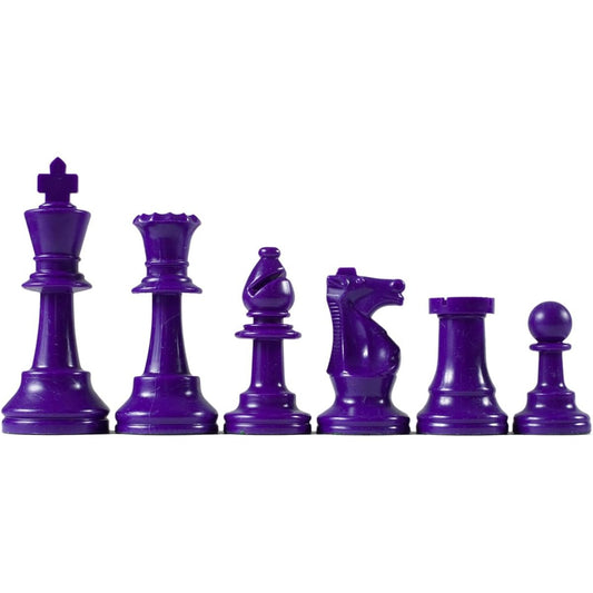 (purple) - Wholesale Chess Staunton Coloured Chess Pieces