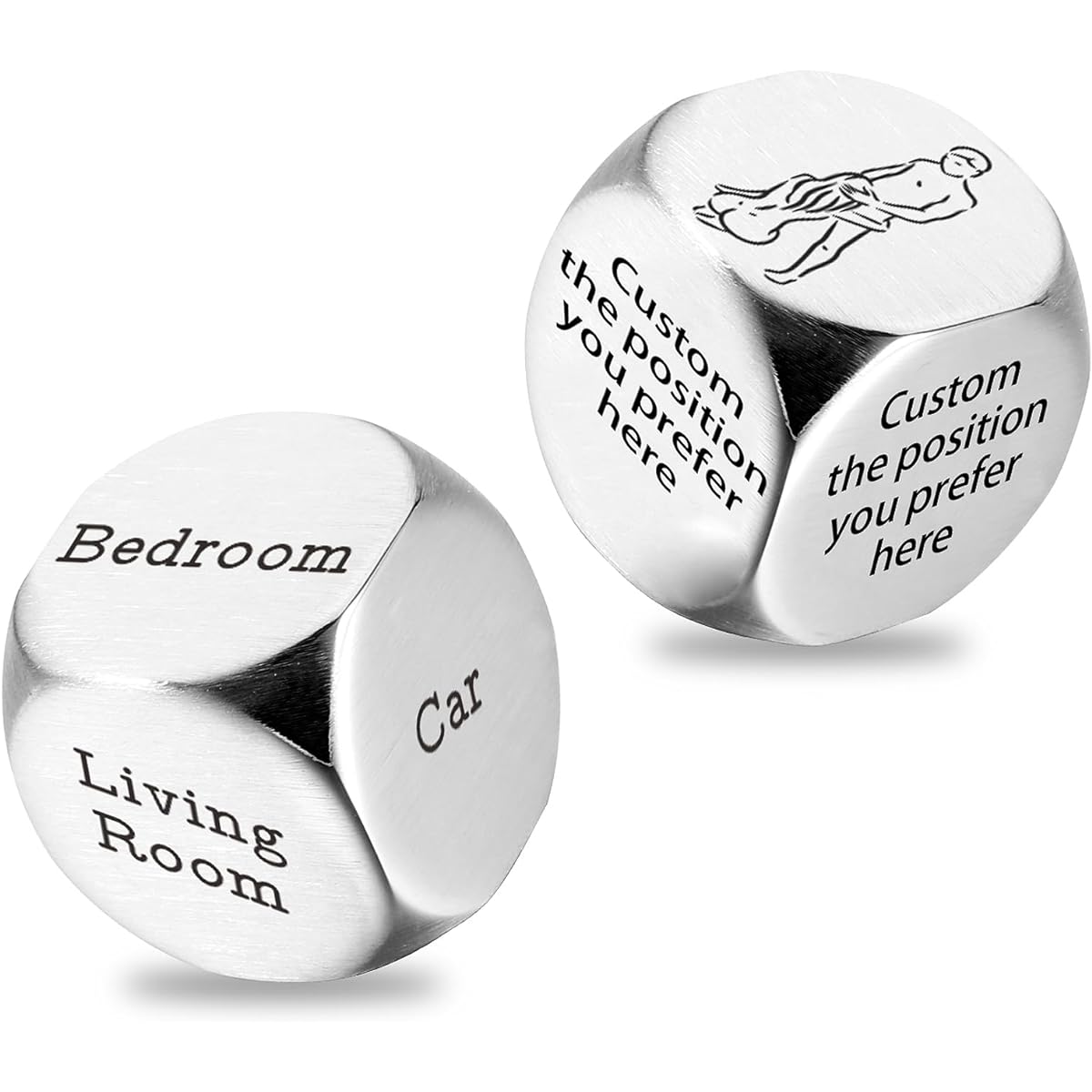 JEWGLO Date Night Dice Personalized Gifts for Men/Women Anniversary/Valentine Gifts Couples Games Adult Love Naughty Night Decision Making Dice Birthday Christmas Wedding Gifts for Wife Husband