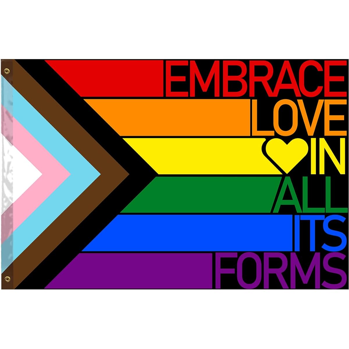 Pride Flag Gay Pride Flag LGBT Rainbow Flag with Brass Grommets Nylon Outdoor 3x5ft Waterproof Banner