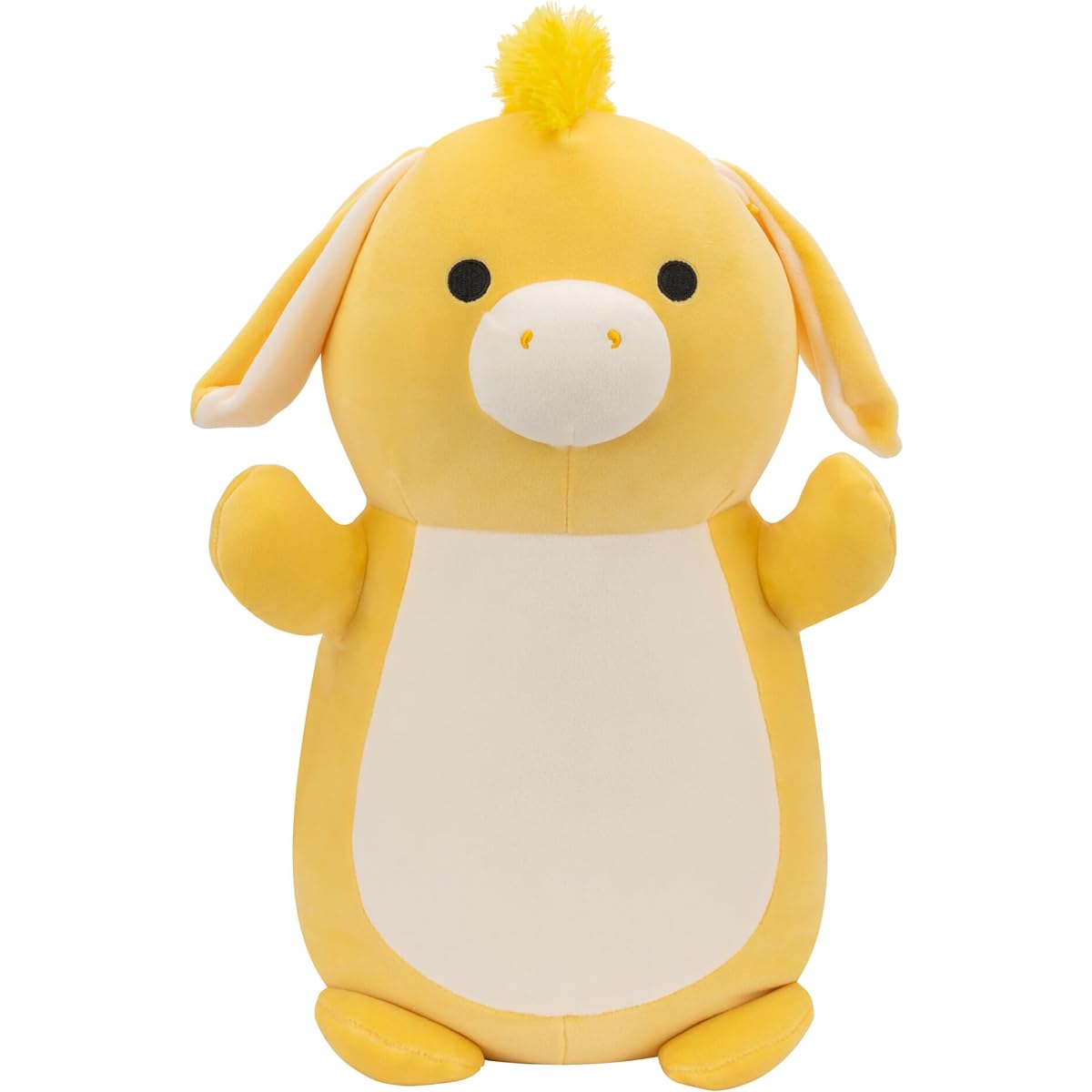 Squishmallows HugMees Original 14" Gavin Yellow Donkey - Ultra Soft Official Jazz Wear Large Plush