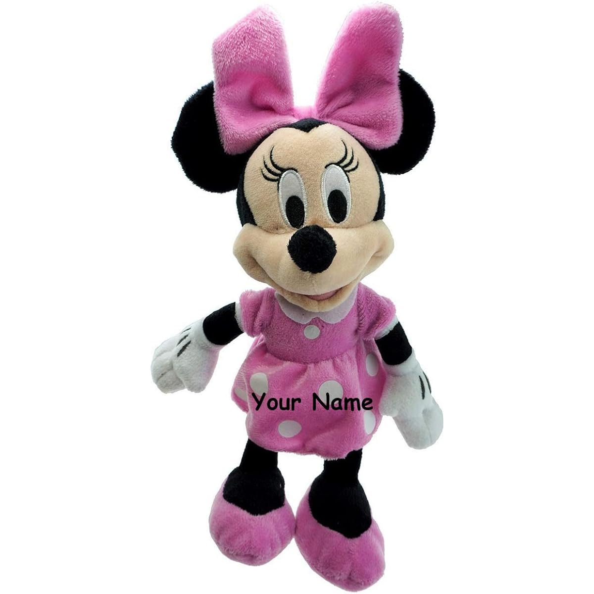 Minnie Mouse - Officially Licensed - Plush Character Stuffed Animal Keepsake Gift with Custom Name