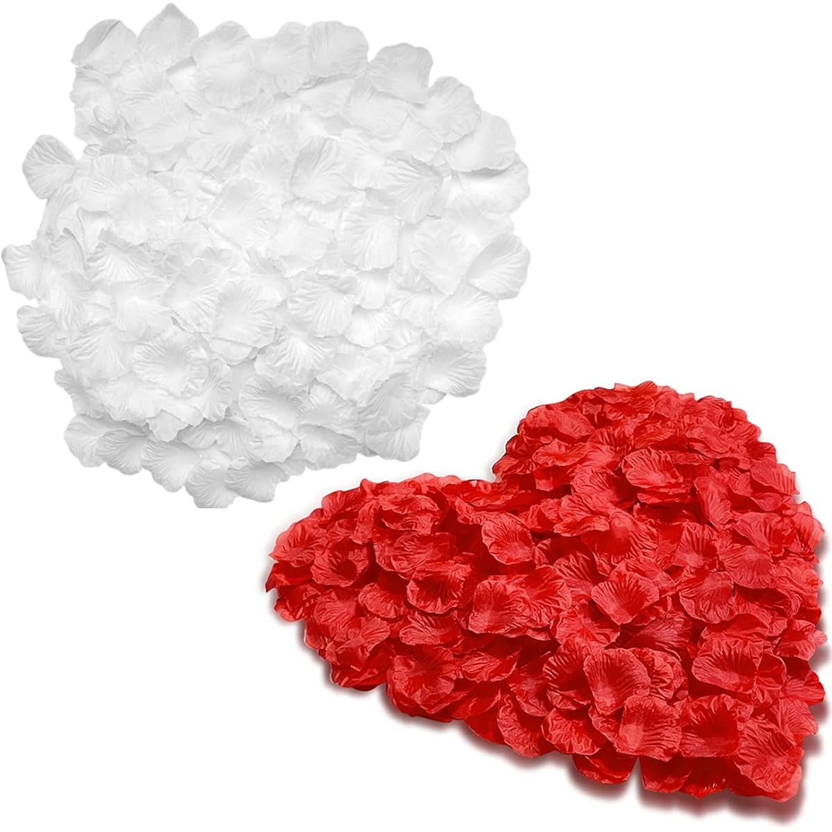 Cattree Rose Petals, 3000 Pieces Artificial Silk Petals Wedding Flower Decoration Purple