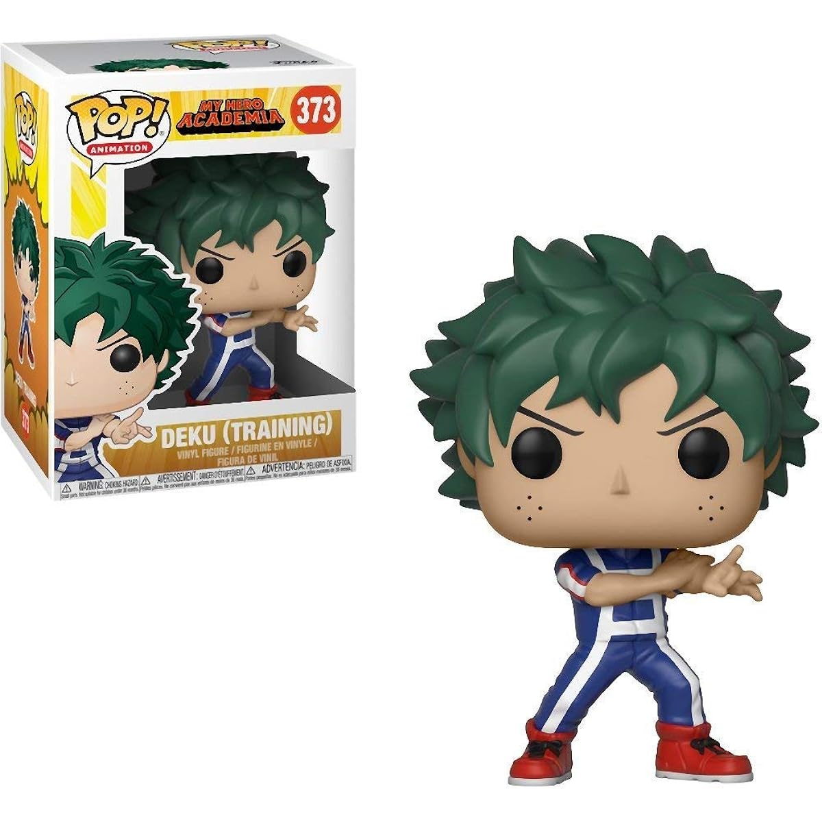 POP My Hero Academia - Training Deku (Midoriya Izumi) Funko Pop! Vinyl Figure (Includes Compatible Pop Box Protector Case) Multicolor 3.75"