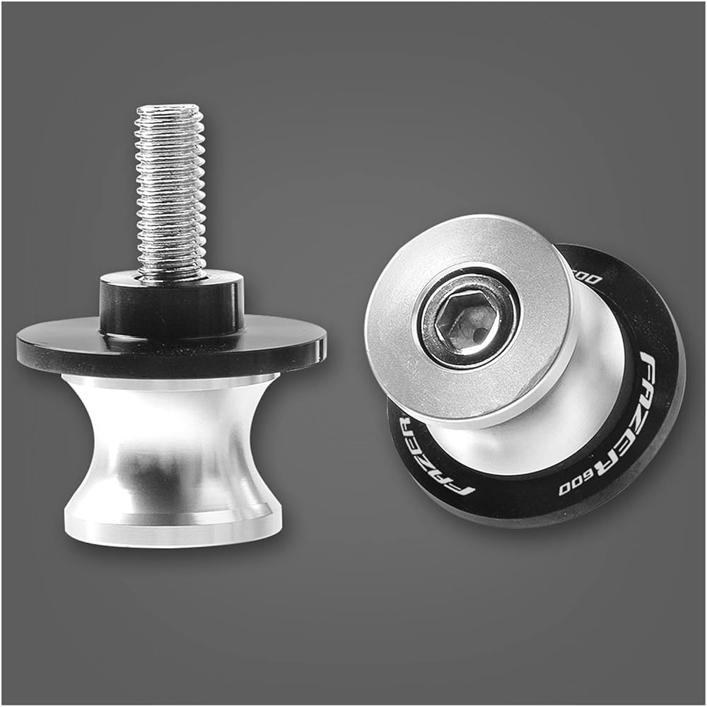 Swing Arm Spool Slider Stand For Ya-ma-ha FAZER600 FAZER 600 FZ6S FZ6N 1998 1999 2000 2001 2002 2003 2004 Motorcycle 6MM Swing Arm Spool Slider Stand Screw (Color: Black)
