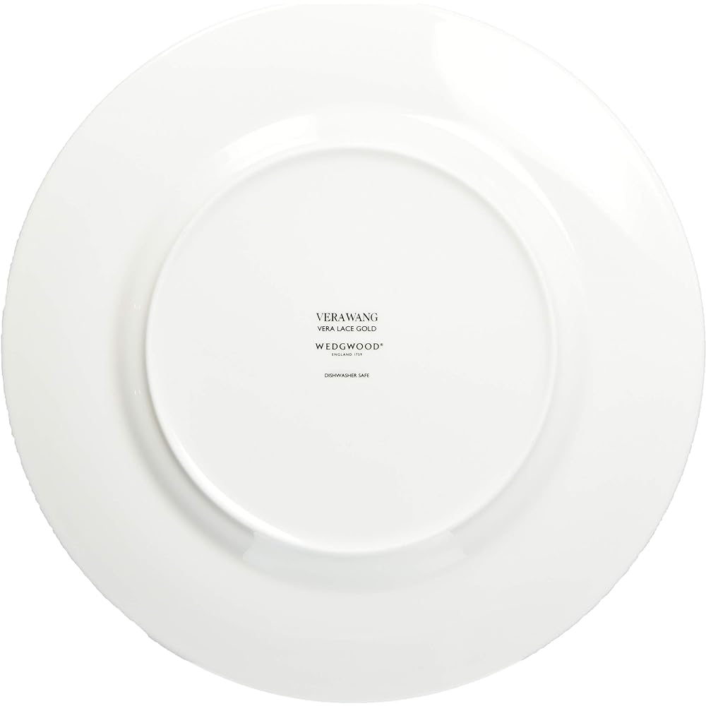 [Regular Imported Product] Wedgwood Vera Wang Vera Lace Gold Plate Dish 27cm Wedding Gift Present 50146901004
