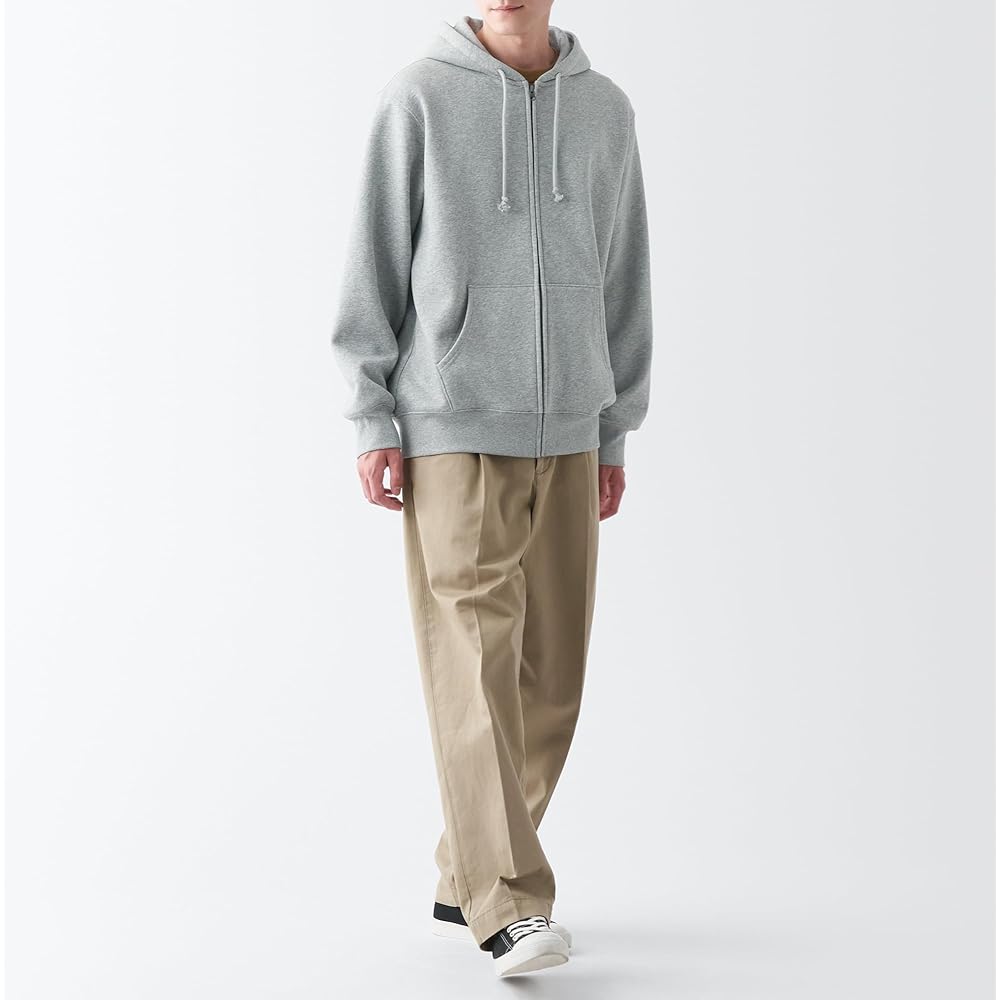 [MUJI] Parka Sweatshirt Full Zip Parka Men's AB1LVA3A