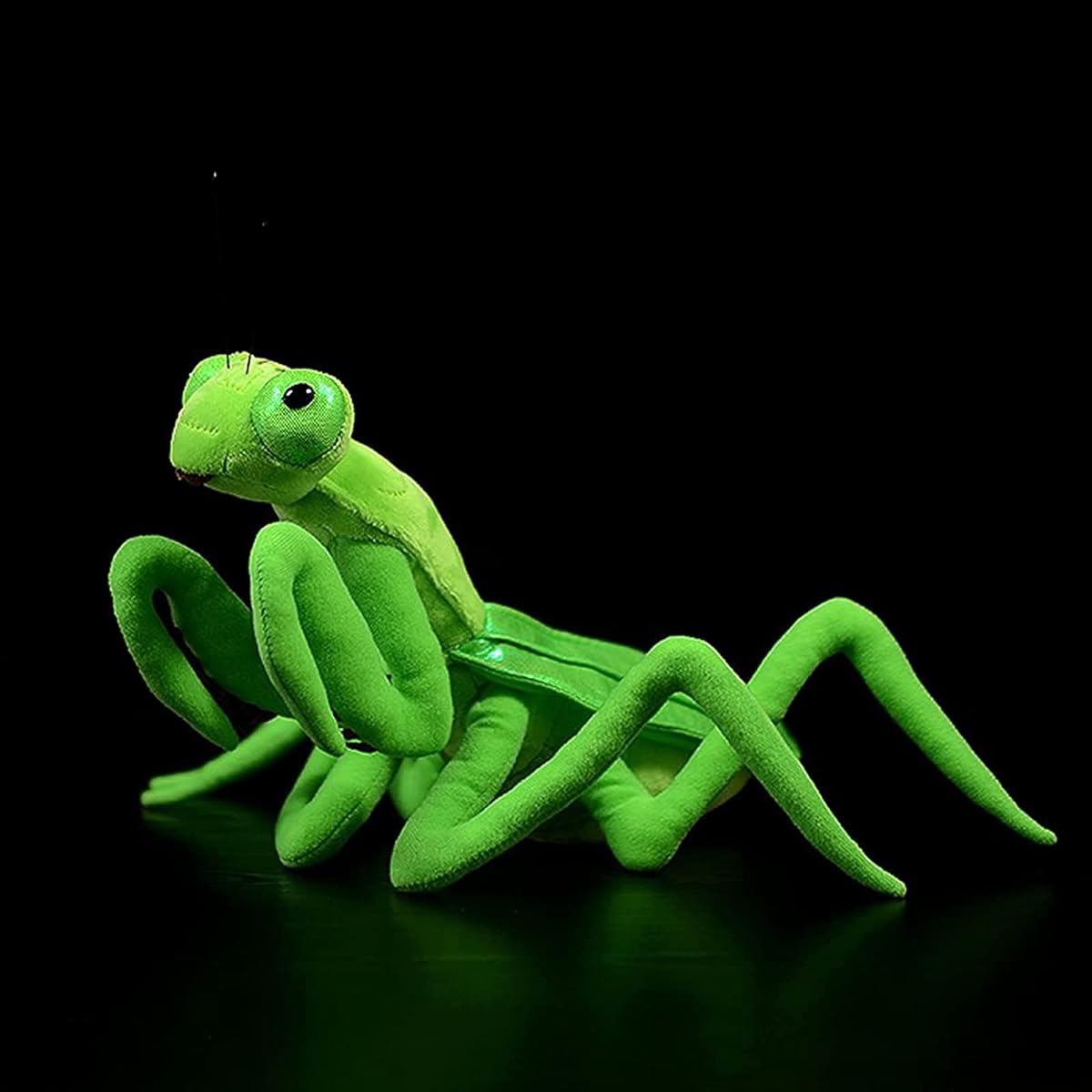 Doublebred Green Praying Mantis Plush Toy - Simulation 12 Inch Soft Realistic Green Praying Mantis Stuffed Animal Cute Insect Toy Real Stuffed Animal Toy Unique Stuffed Animal Gift Collection