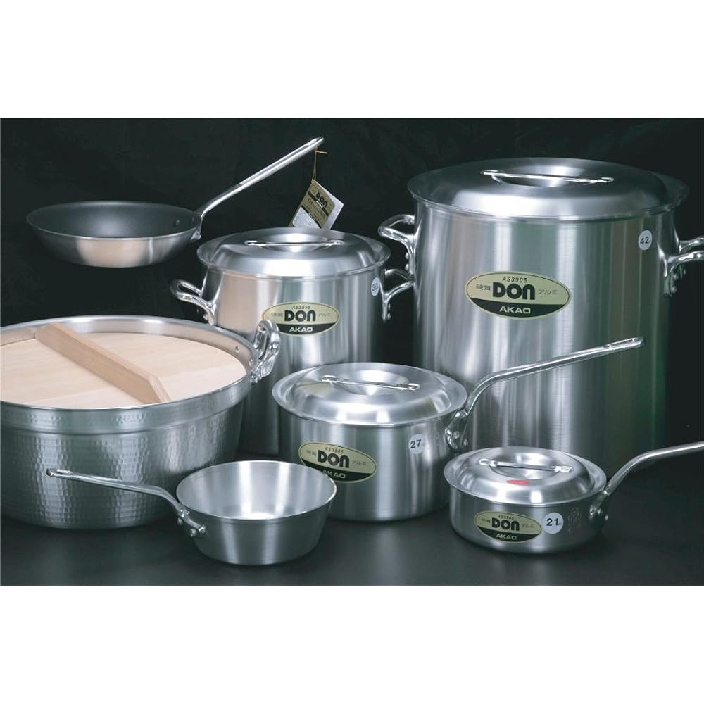 Akao Aluminum DON Frying Pan 33cm Aluminum Alloy, Handle (Aluminum Die Cast) Japan AHL24033