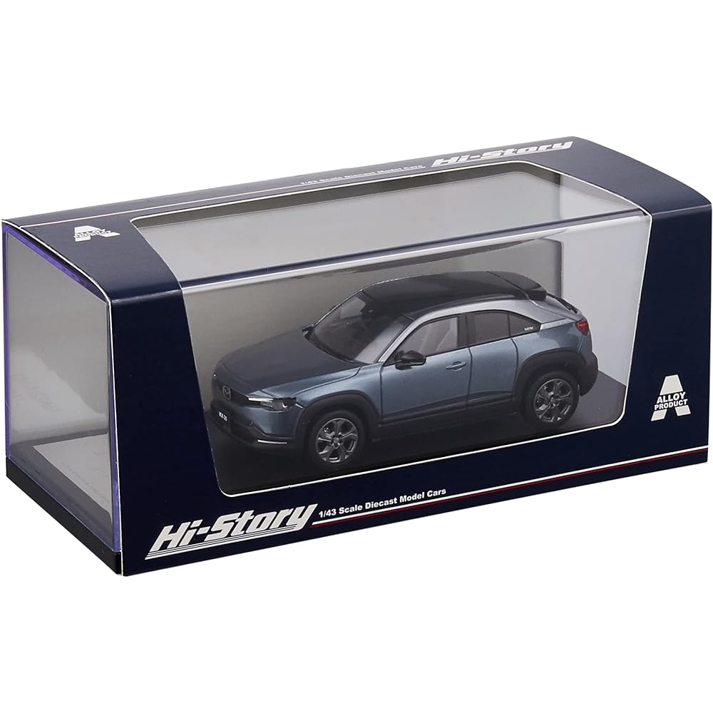 Hi Story 1/43 Mazda MX-30 EV MODEL (2021) Polymetal Gray Metallic (3 Tone) Finished Product HS346GY