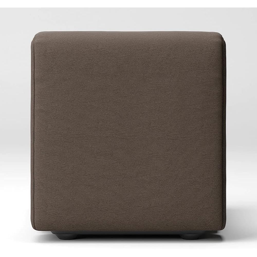 MUJI Cover Brown Small Washed Cotton Canvas Armless for Unit Sofa 82584509