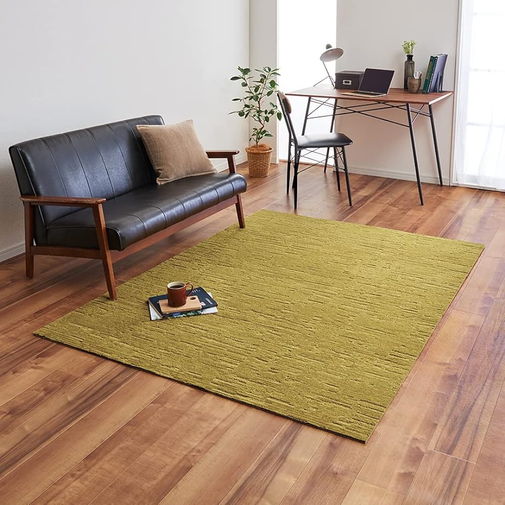 Kawashima Textile Cercon Cole Roi Unit Rug Tile Carpet Green 50 x 50cm UR2223 6 pieces/1 case Made in Japan