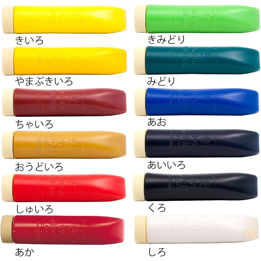 Sakura Crepas Paint Poster Color Junior 12 Color Set CPW12