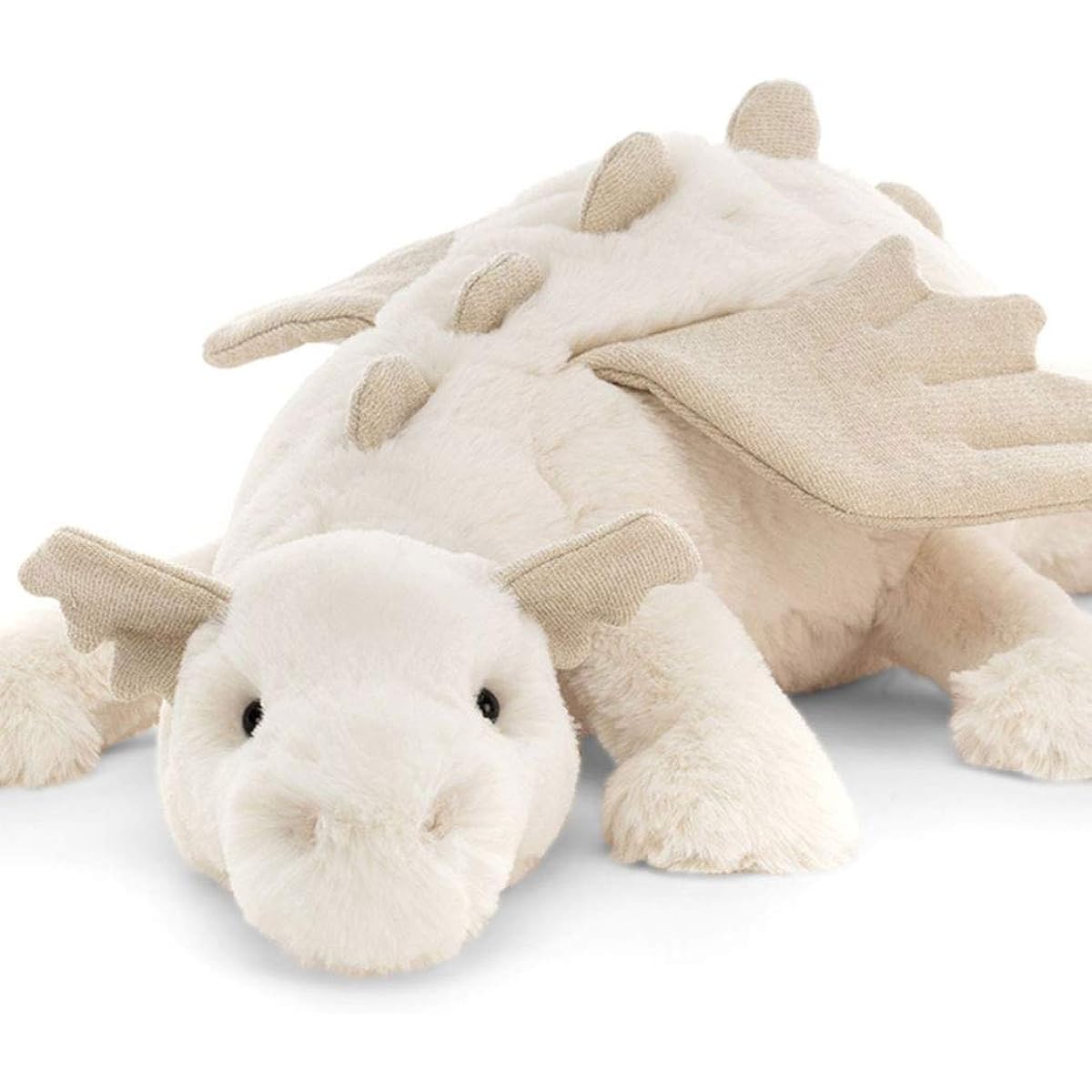 Jellycat Snow Dragon White Dragon Plush Toy (SNW2DD) Medium Size 50cm [Parallel Import]