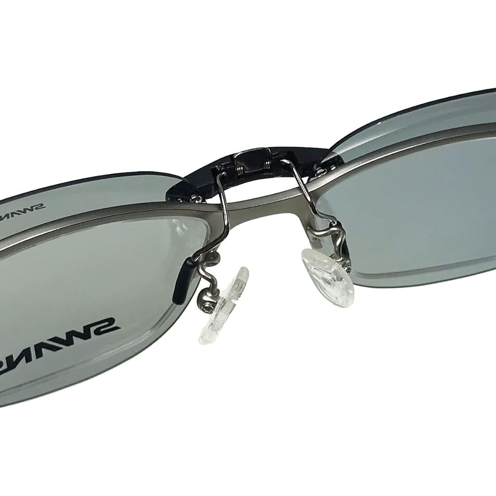 SWANS Made in Japan Polarized Sunglasses SCP Attached to Glasses Clip-on Fixed Type Polarized Lenses Over Glasses